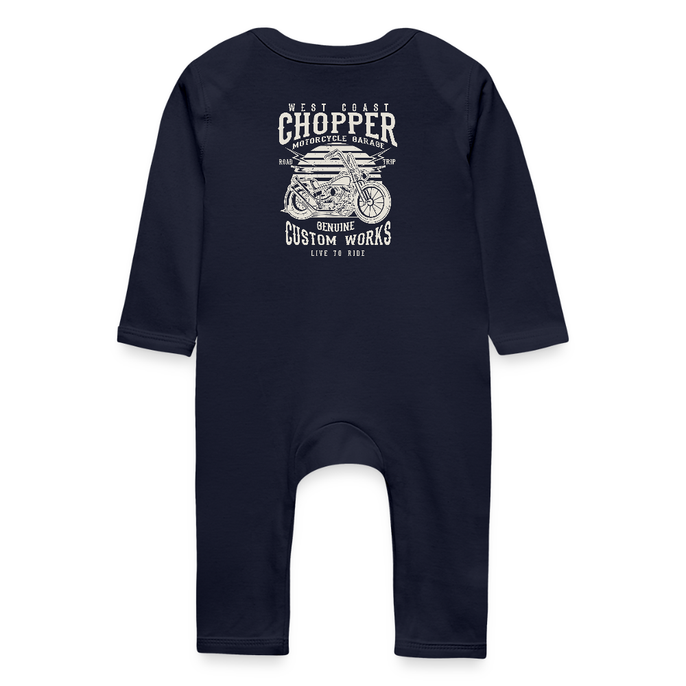Baby bio kruippakje - navy