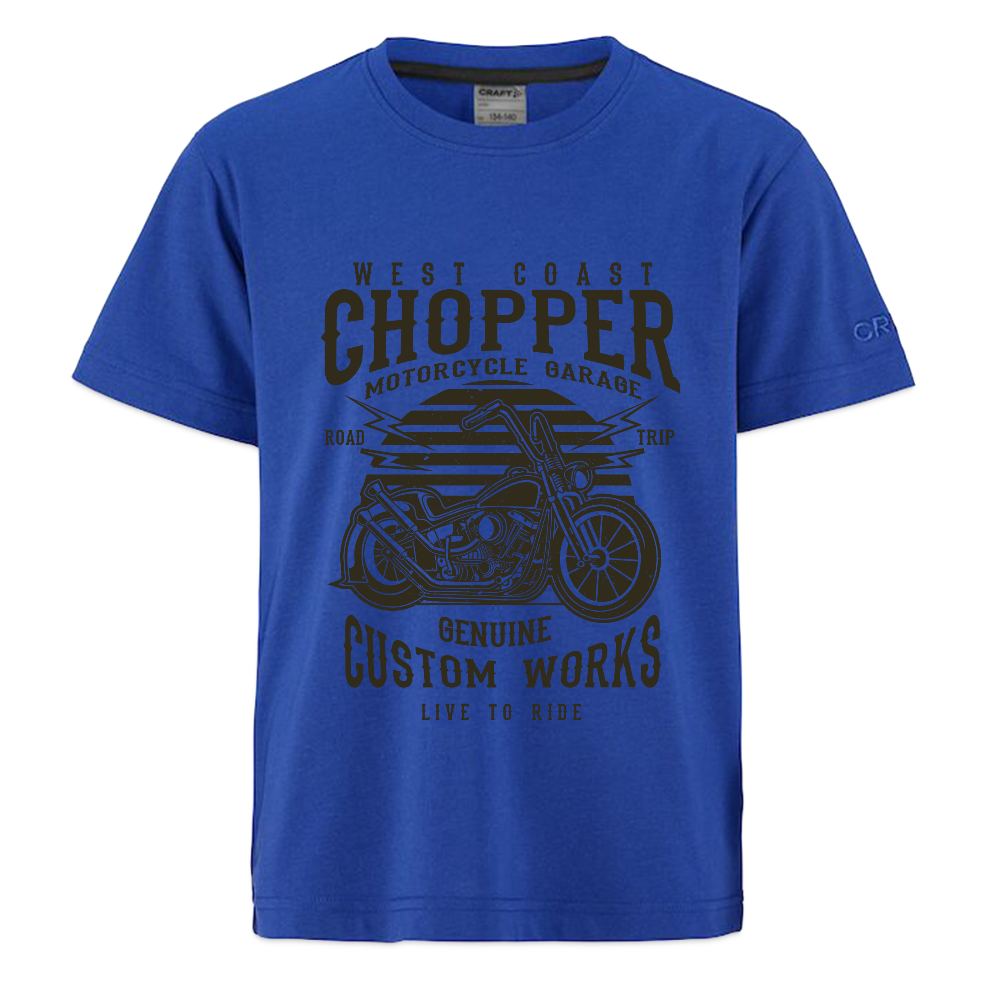 CRAFT Community 2.0 kinder-T-shirt - koningsblauw