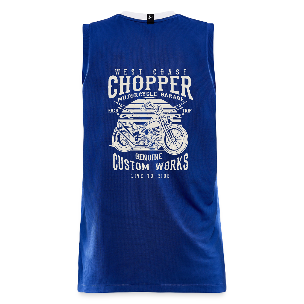 CRAFT Progress mannen basketbalshirt - koningsblauw