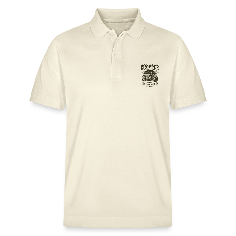 Stanley/Stella uniseks bio poloshirt PREPSTER - witgrijs