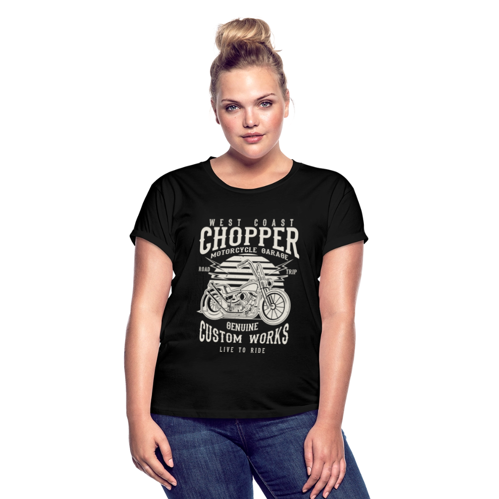 Vrouwen oversize T-shirt - zwart