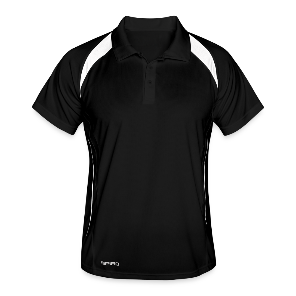 Mannen polo ademend - zwart/wit
