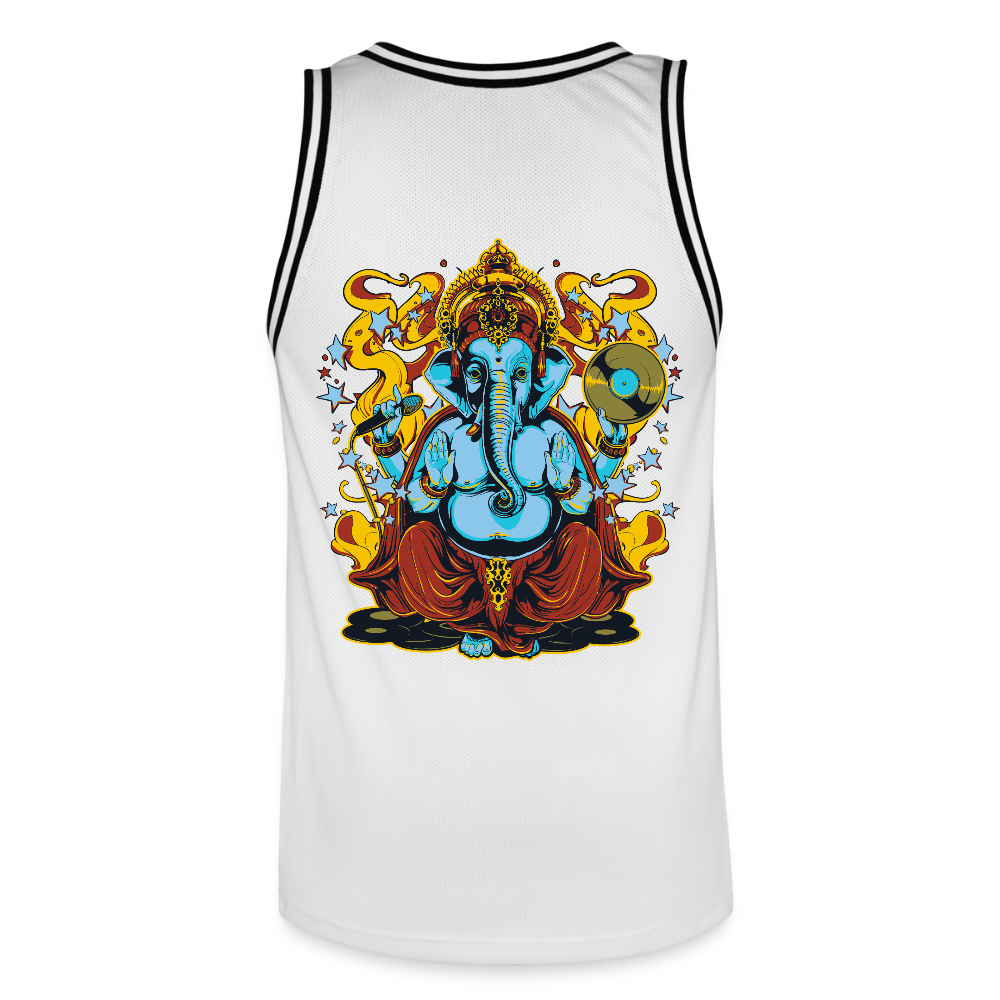Mannen basketbal shirt - wit/zwart