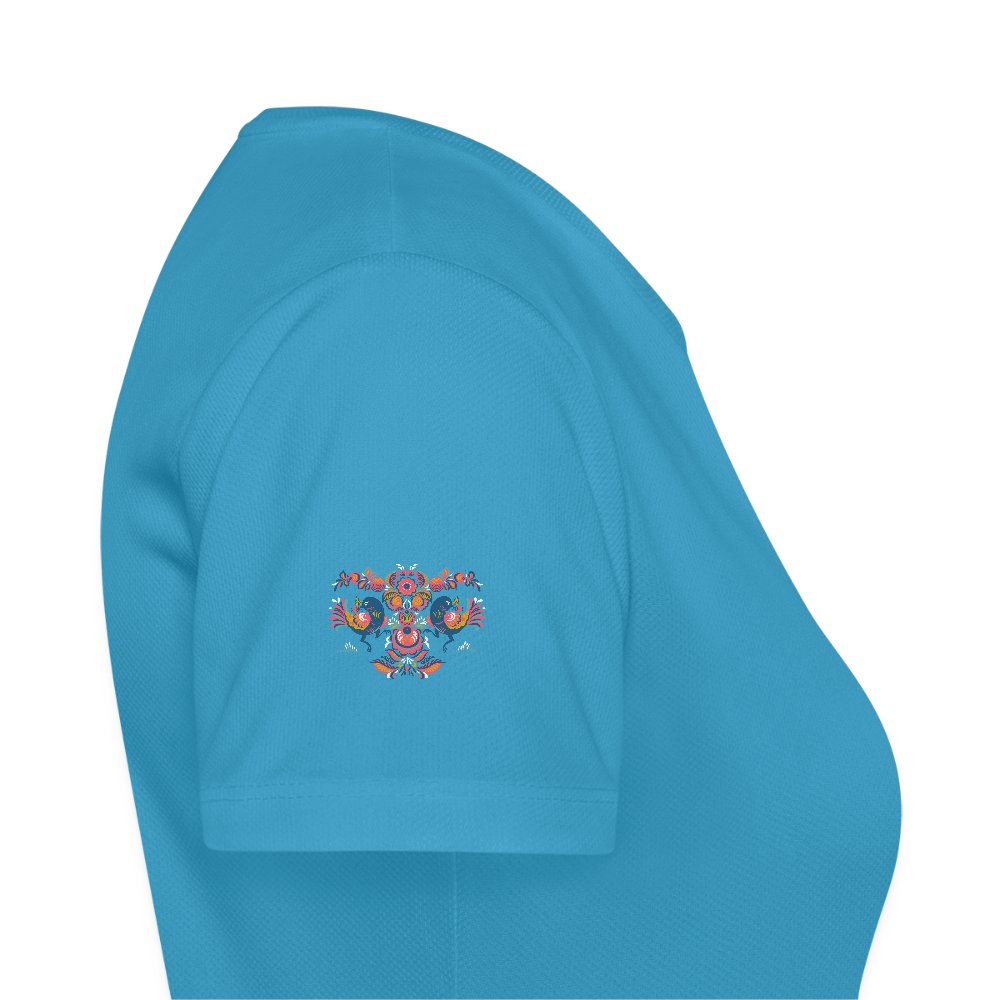 Vrouwen T-shirt ademend actief - saffierblauw