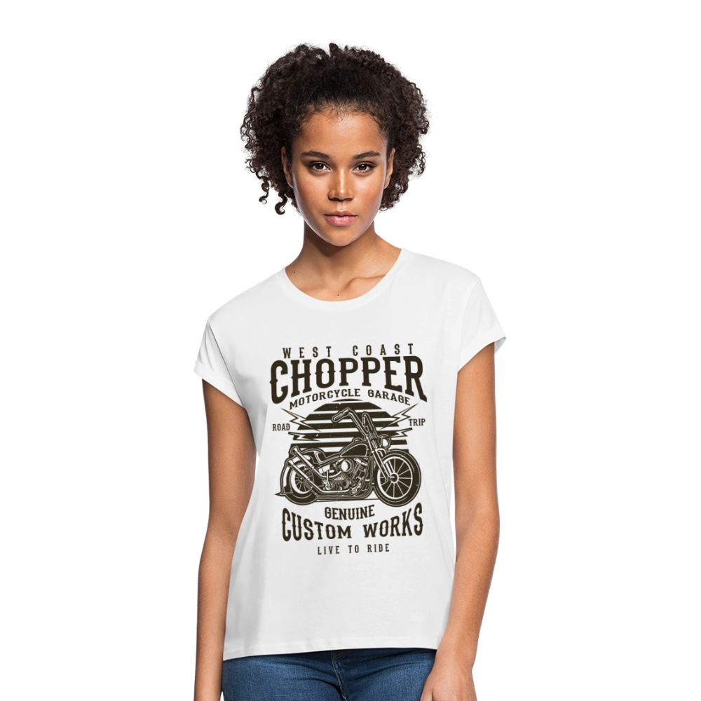 Vrouwen oversize T-shirt - wit