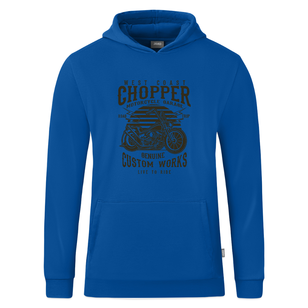 JAKO Kinderhoodie Organic - blauw