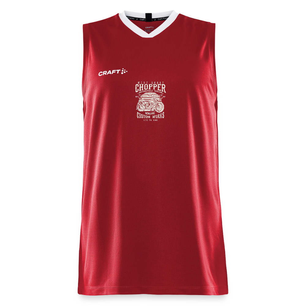 CRAFT Progress kinder-basketbalshirt - donkerrood