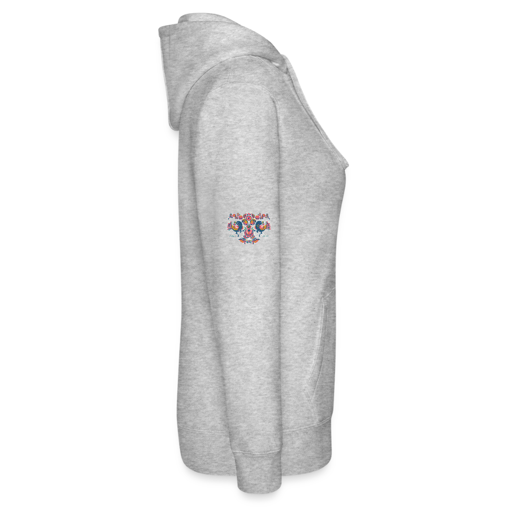 Vrouwenhoodie van Russell - grijs gemêleerd