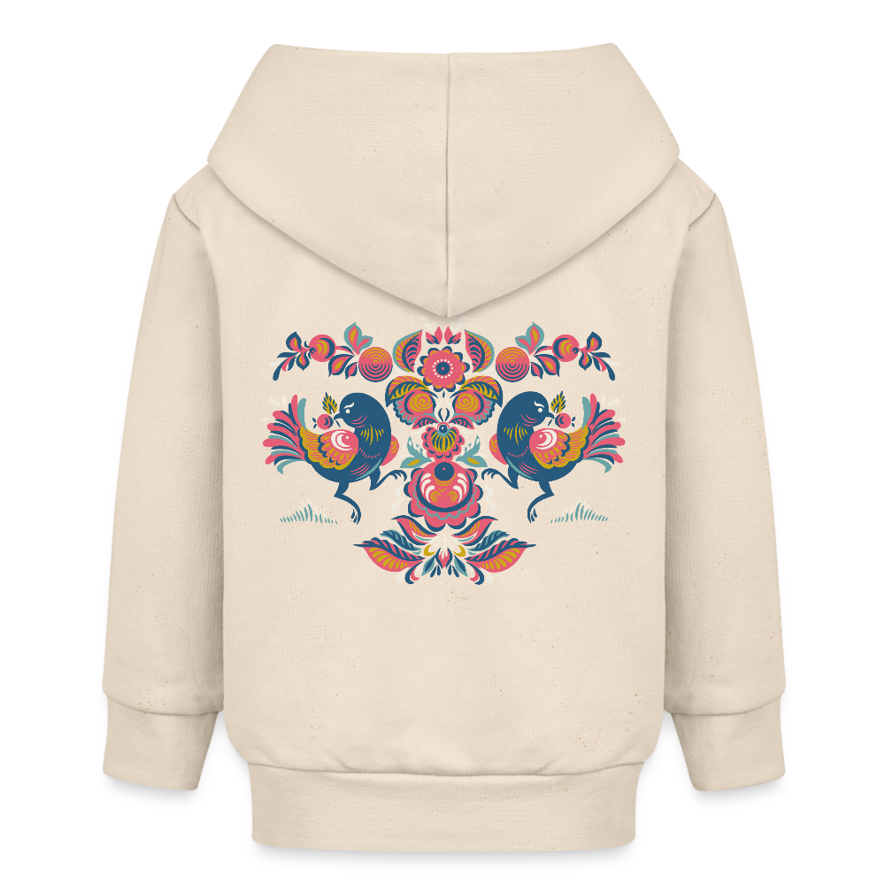 Stanley/Stella Bio zip-hoodie BABY CONNECTOR - witgrijs