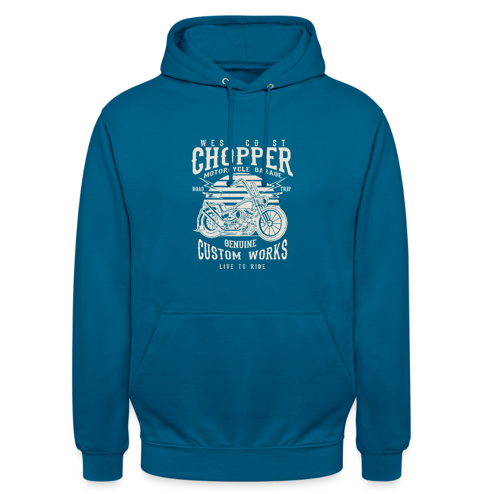 Hoodie unisex - diepzeeblauw