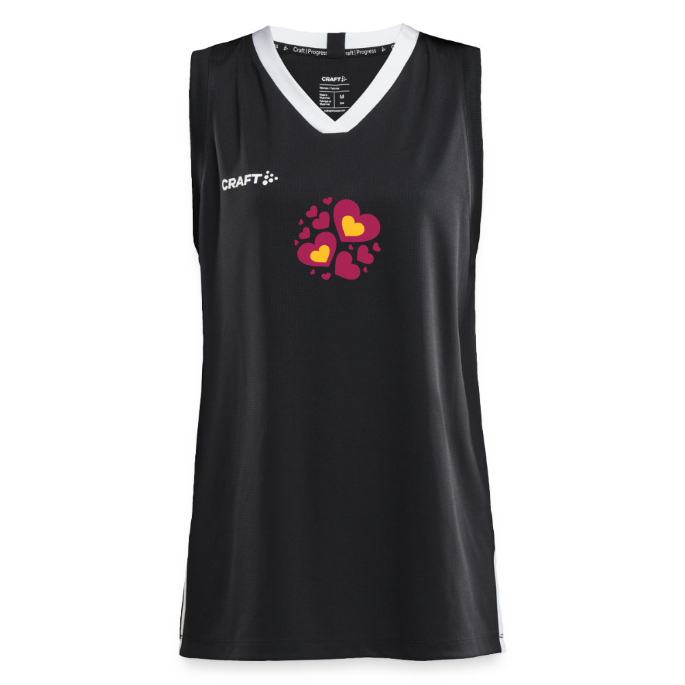 CRAFT Progress vrouwen basketbalshirt - zwart