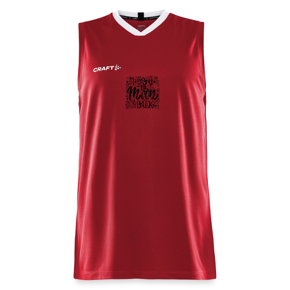 CRAFT Progress kinder-basketbalshirt - donkerrood