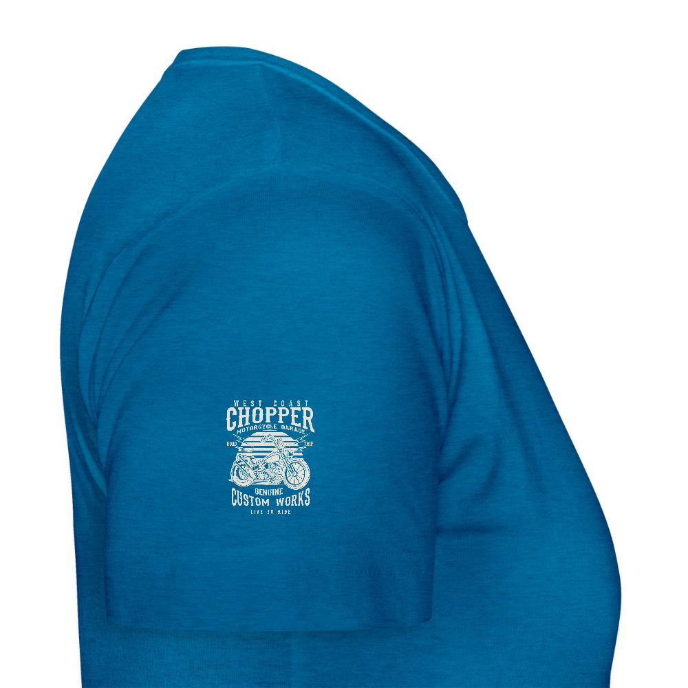 Vrouwen T-shirt - antieke blauwe saffier gemêleerd