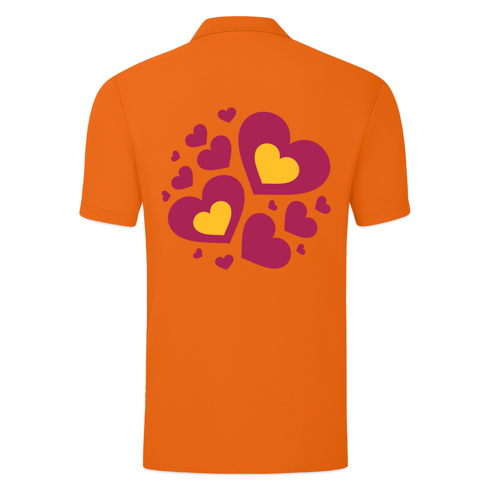 JAKO Mannen Polo Organic - neonoranje