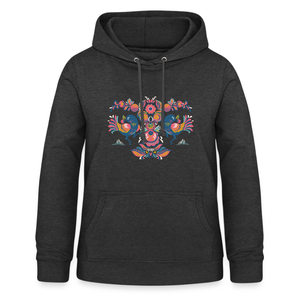 Vrouwen hoodie - houtskool