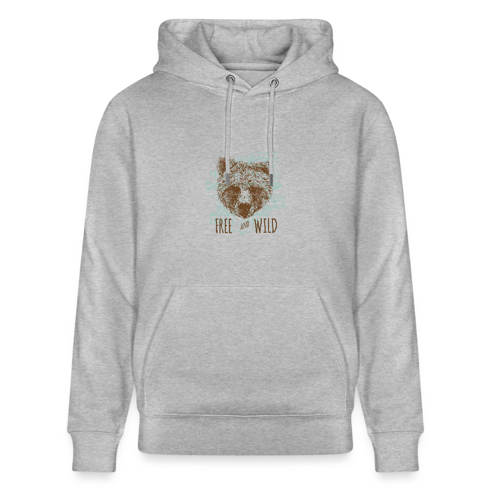 Stanley/Stella Uniseks bio-hoodie CRUISER - grijs gemêleerd