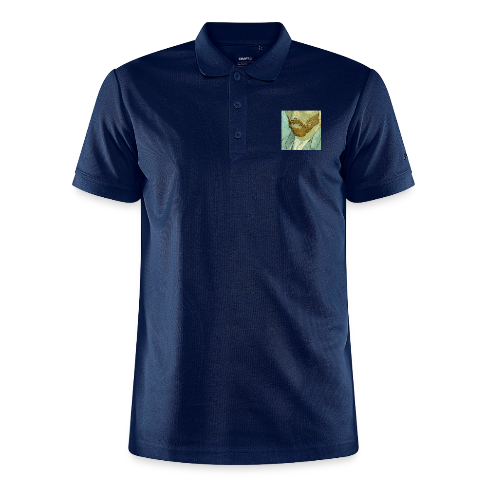 CRAFT Core Unify polo - navy gemêleerd