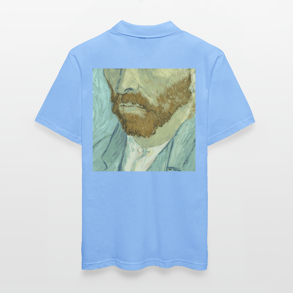 Mannen poloshirt - hemelsblauw