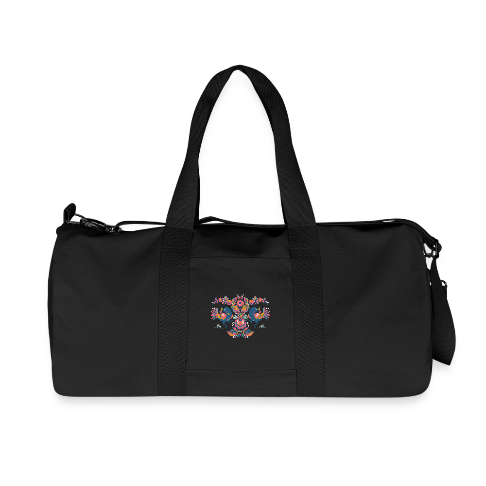 Stanley/Stella gerecyclede canvas sporttas - zwart