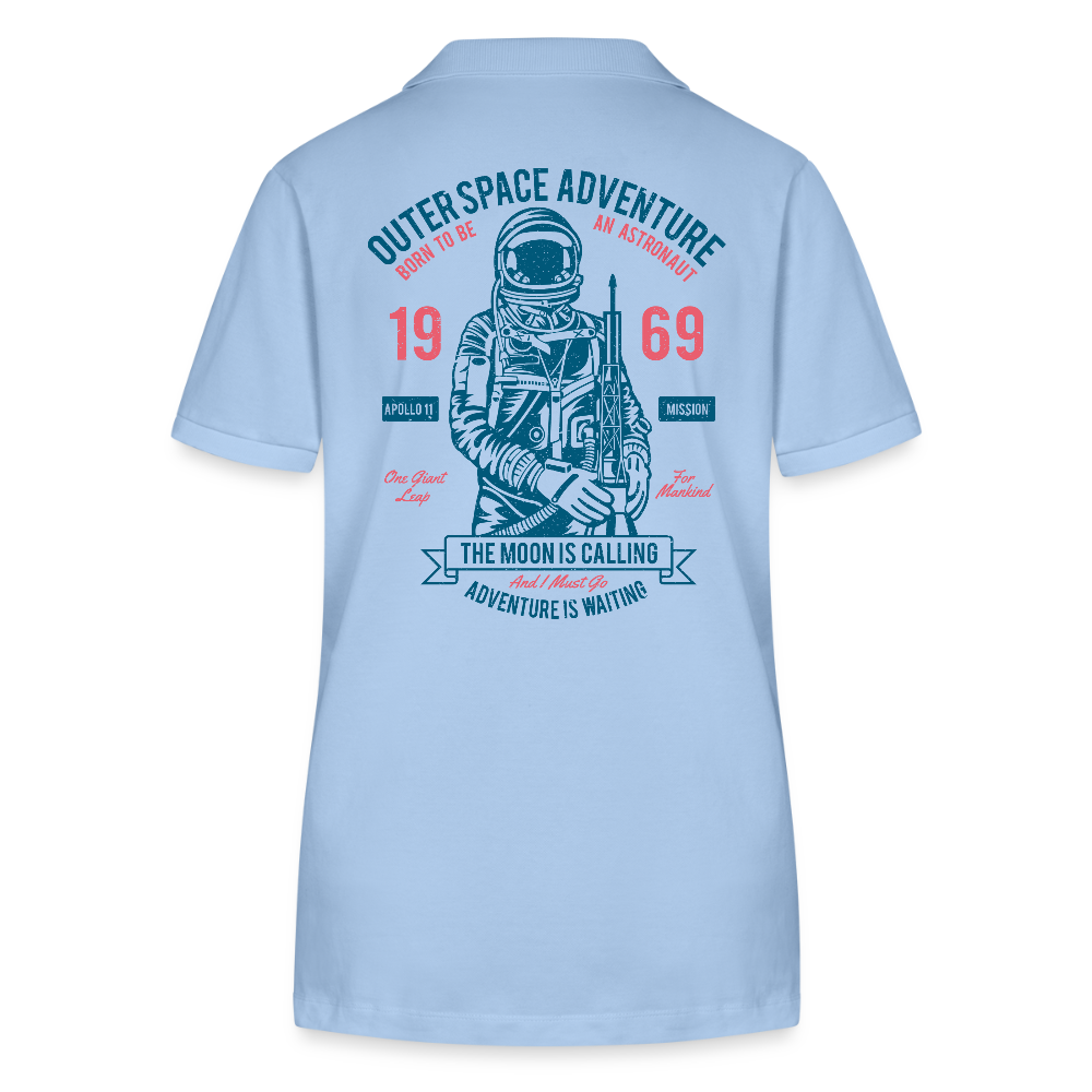 Stanley/Stella Vrouwen bio poloshirt ELLISER - sky blue