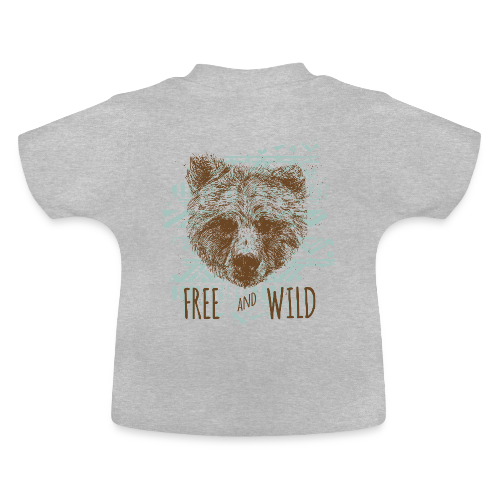 Baby T-shirt - grijs gemêleerd