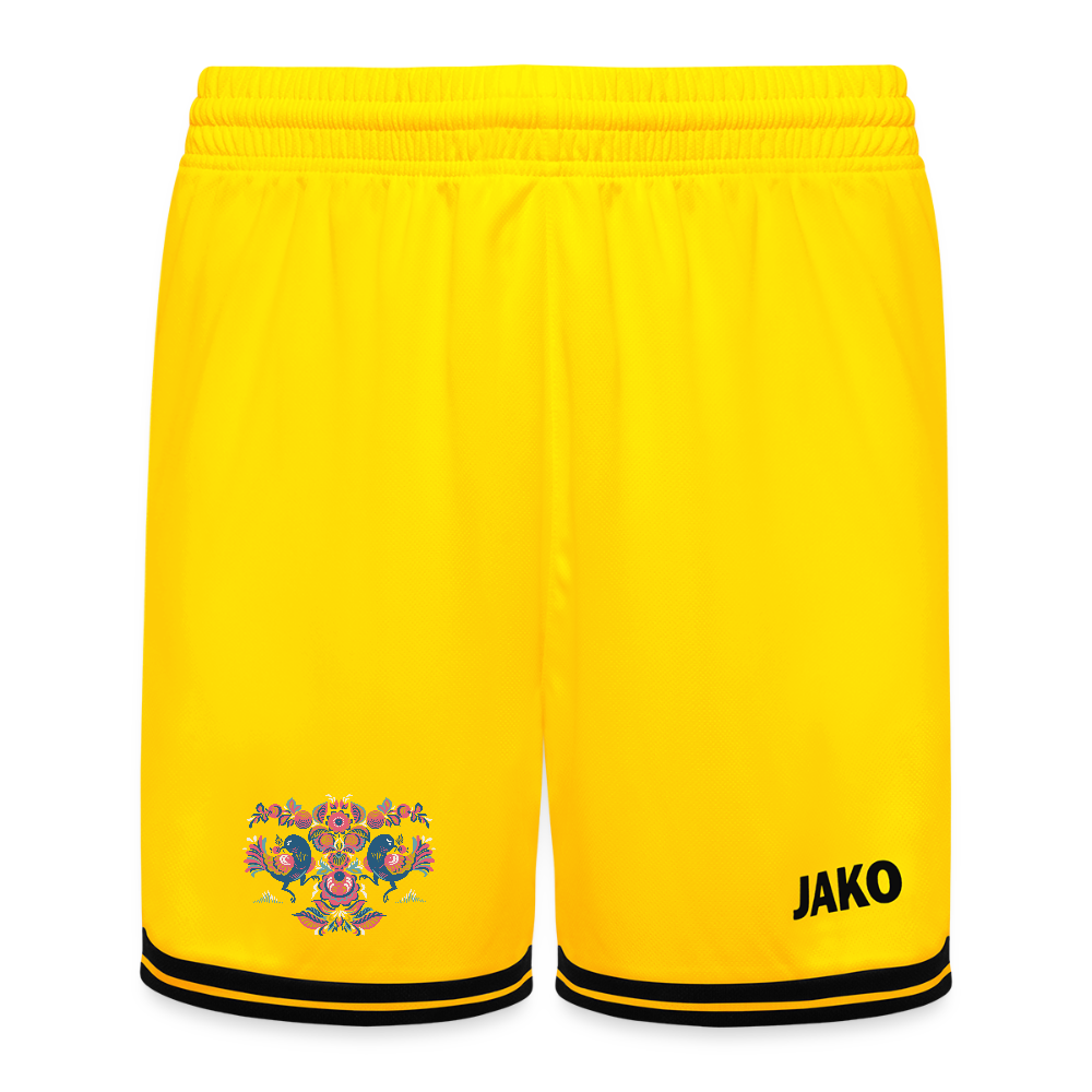 JAKO Kinderbasketbalshort Center 2.0 - geel/zwart