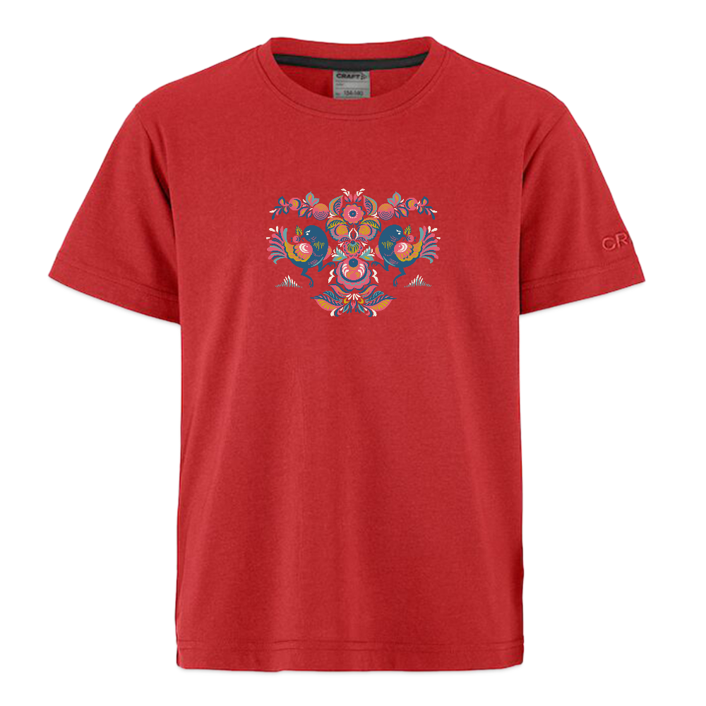 CRAFT Community 2.0 tieners T-shirt - rood