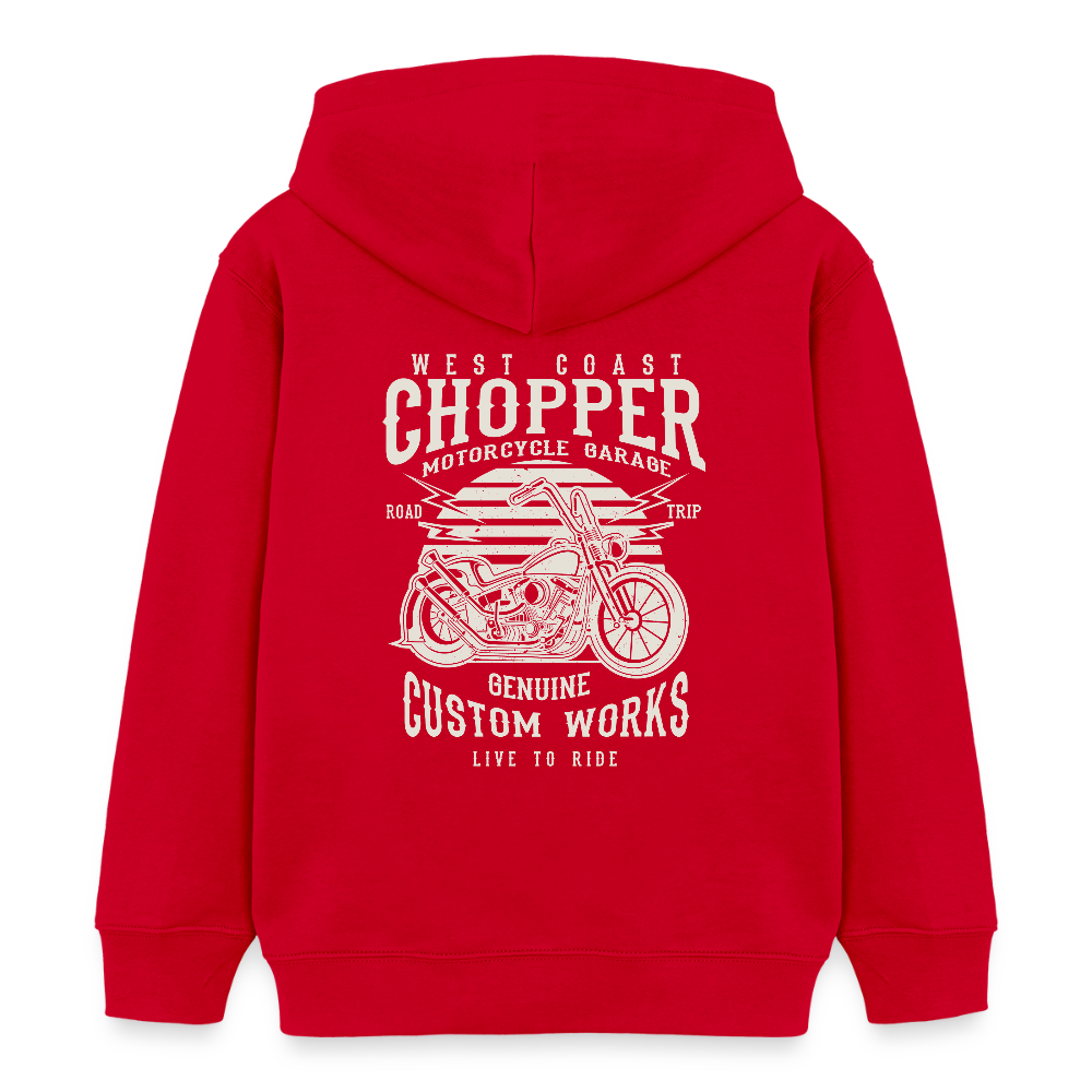 Stanley/Stella Kinder-bio-hoodie Mini Cruiser - rood
