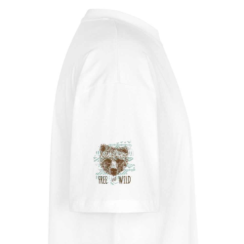 Stanley/Stella Uniseks oversized bio T-shirt Blaster - wit