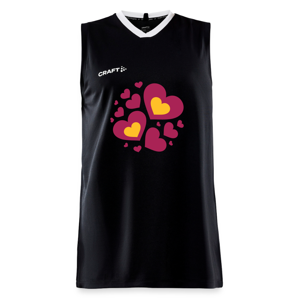 CRAFT Progress kinder-basketbalshirt - zwart