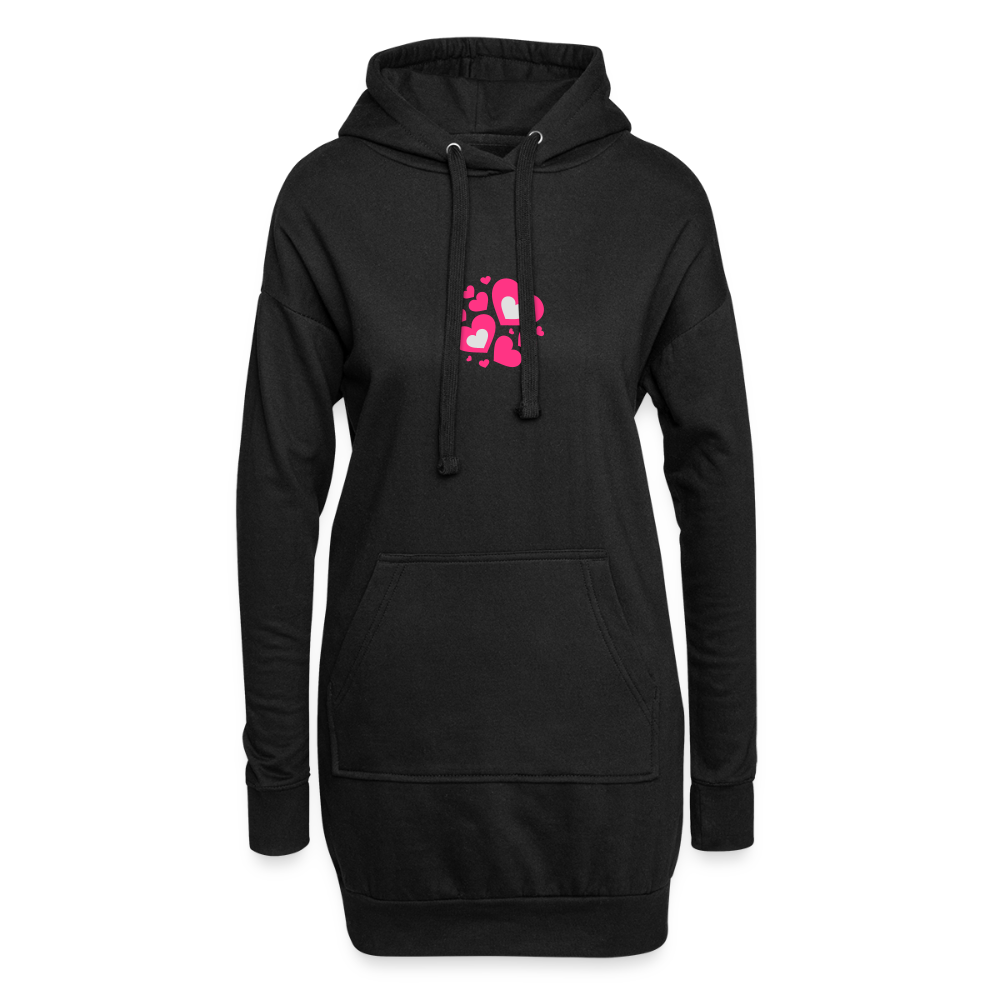 Hoodiejurk - zwart
