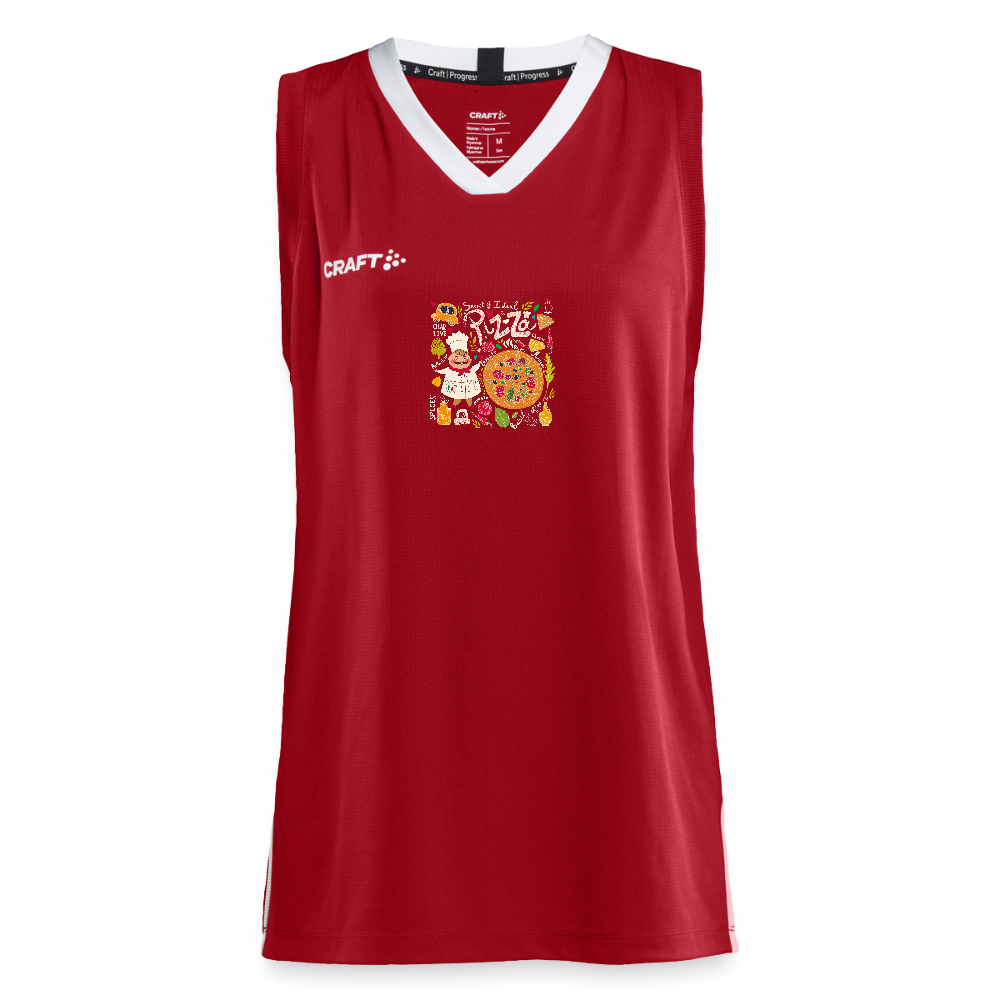 CRAFT Progress vrouwen basketbalshirt - donkerrood