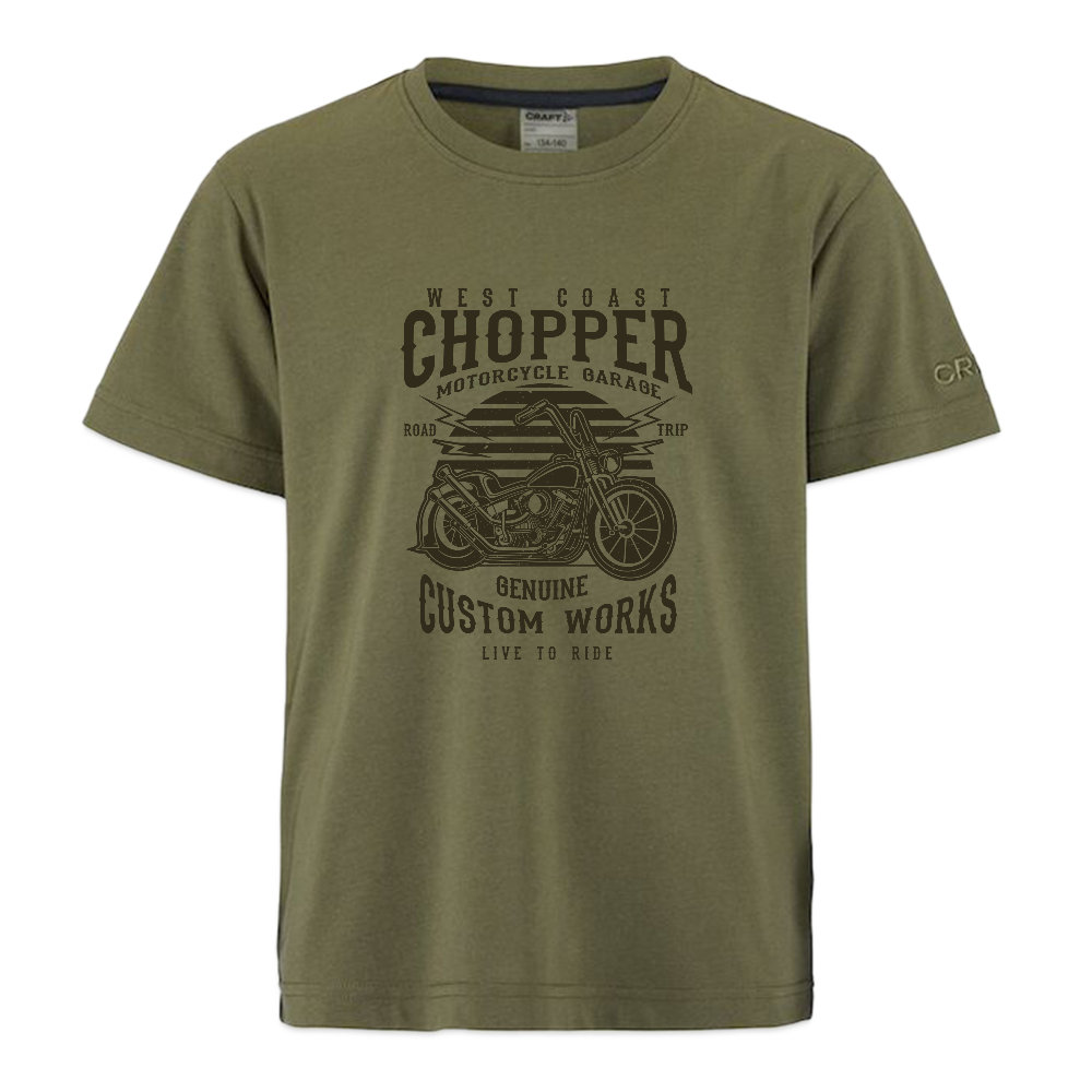 CRAFT Community 2.0 kinder-T-shirt - mosgroen