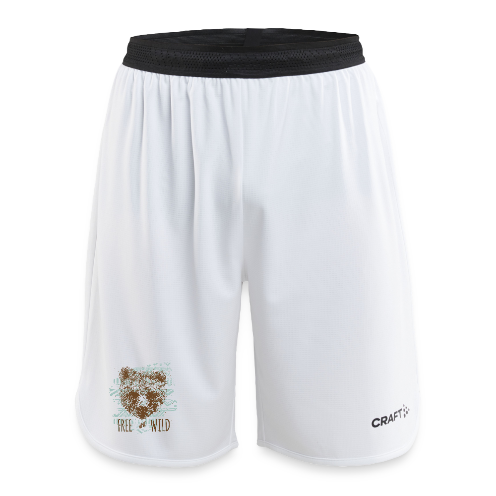 CRAFT Progress kinder-basketbalshorts - wit