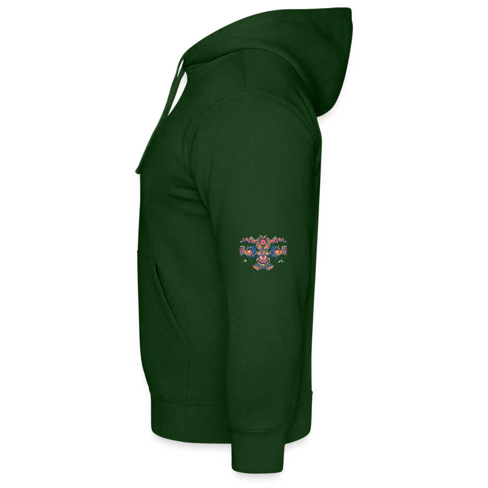 Mannenhoodie van Russell - bottlegreen