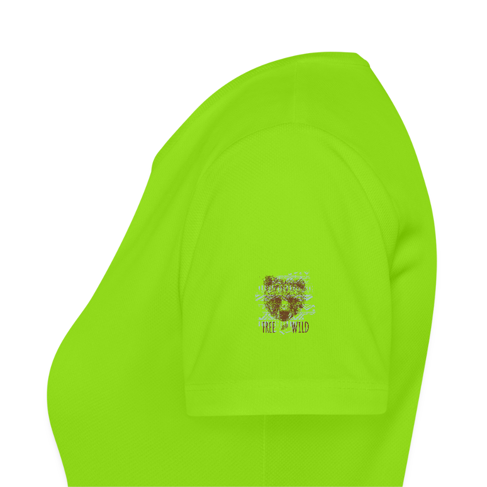 Vrouwen T-shirt ademend actief - neongroen