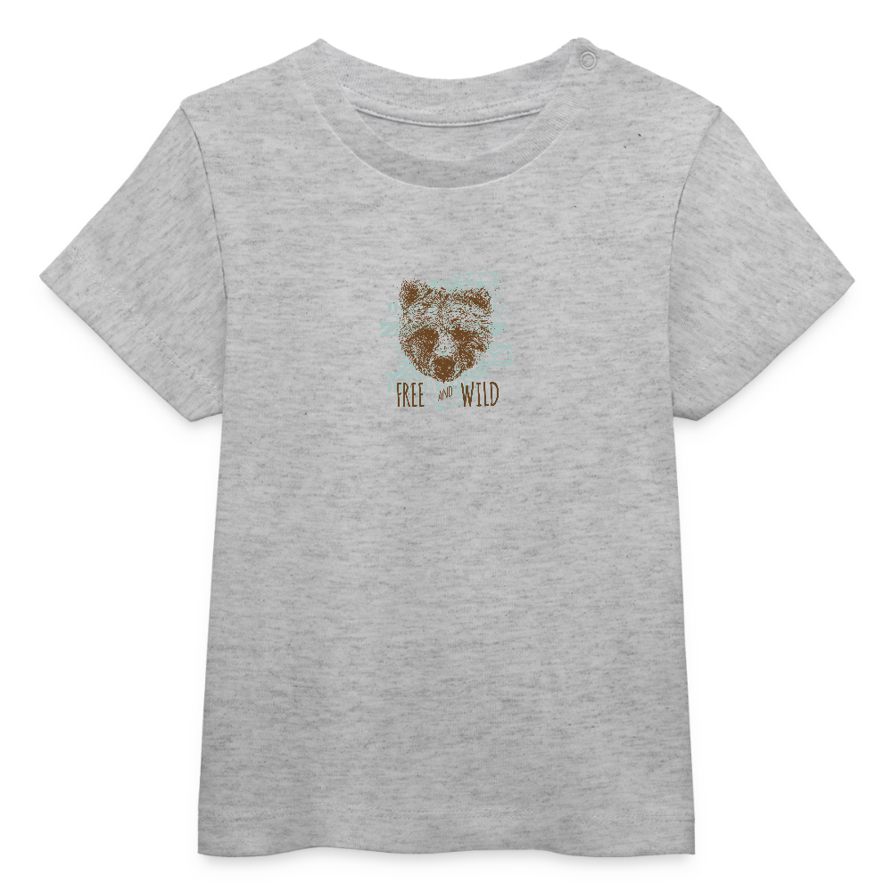 Stanley/Stella baby bio-T-shirt BABY CREATOR - grijs gemêleerd