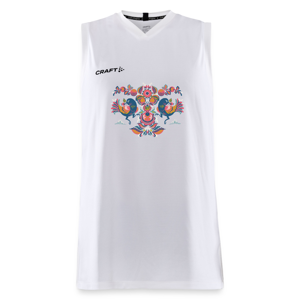 CRAFT Progress kinder-basketbalshirt - wit