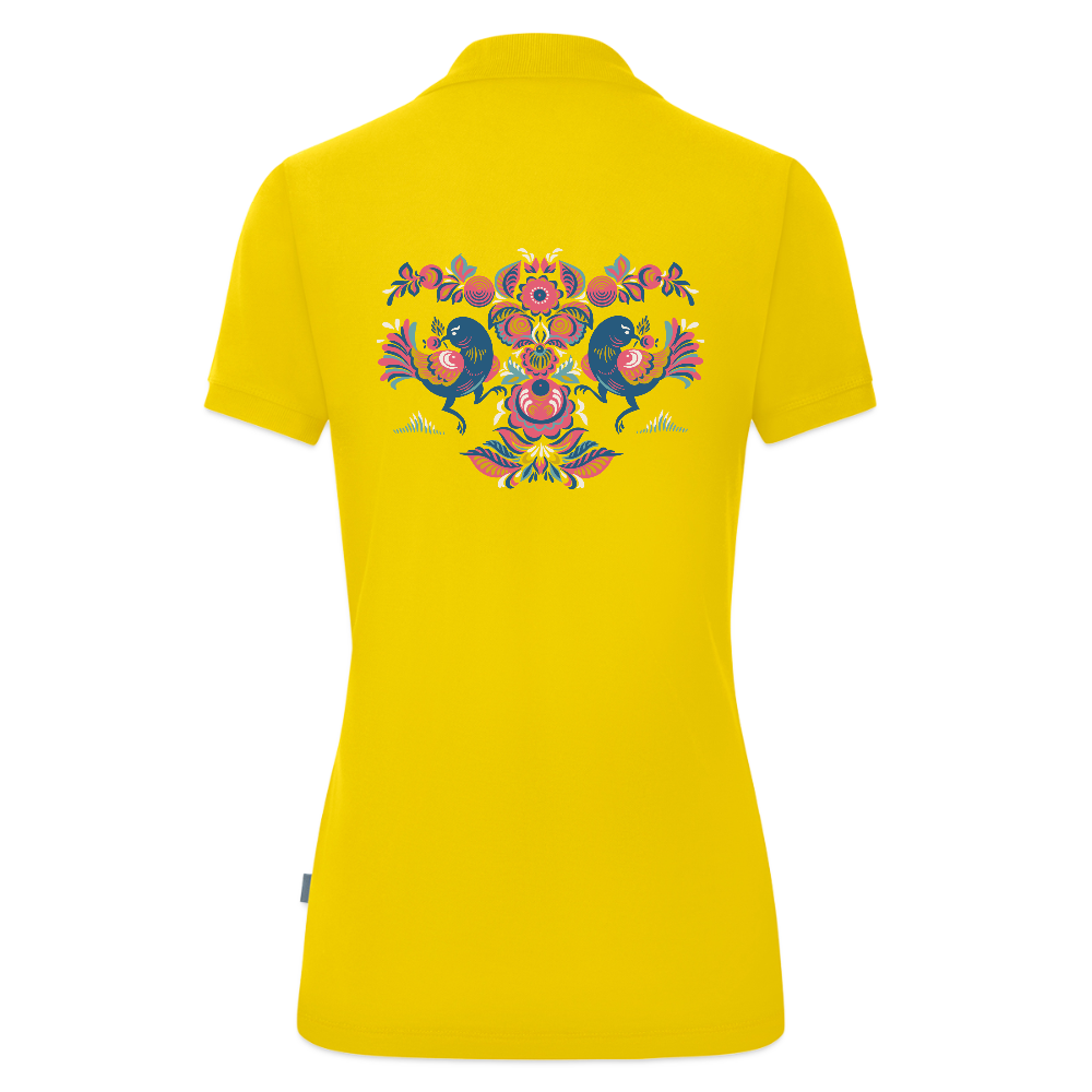 JAKO Vrouwen polo Organic - geel