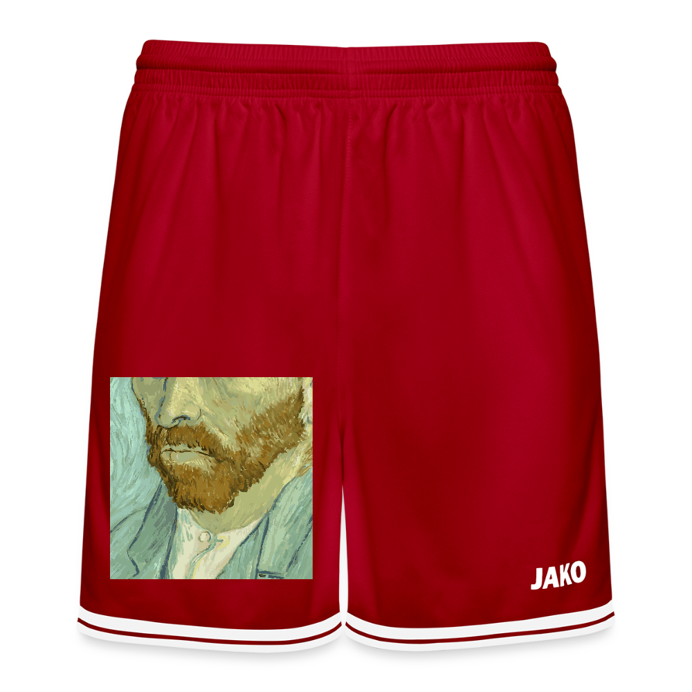 JAKO basketbalshort Center 2.0 - rood/wit