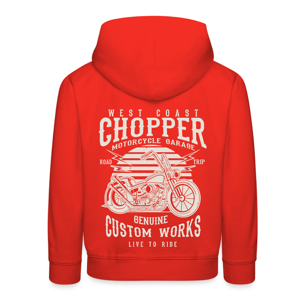 Kinderen trui Premium met capuchon - rood