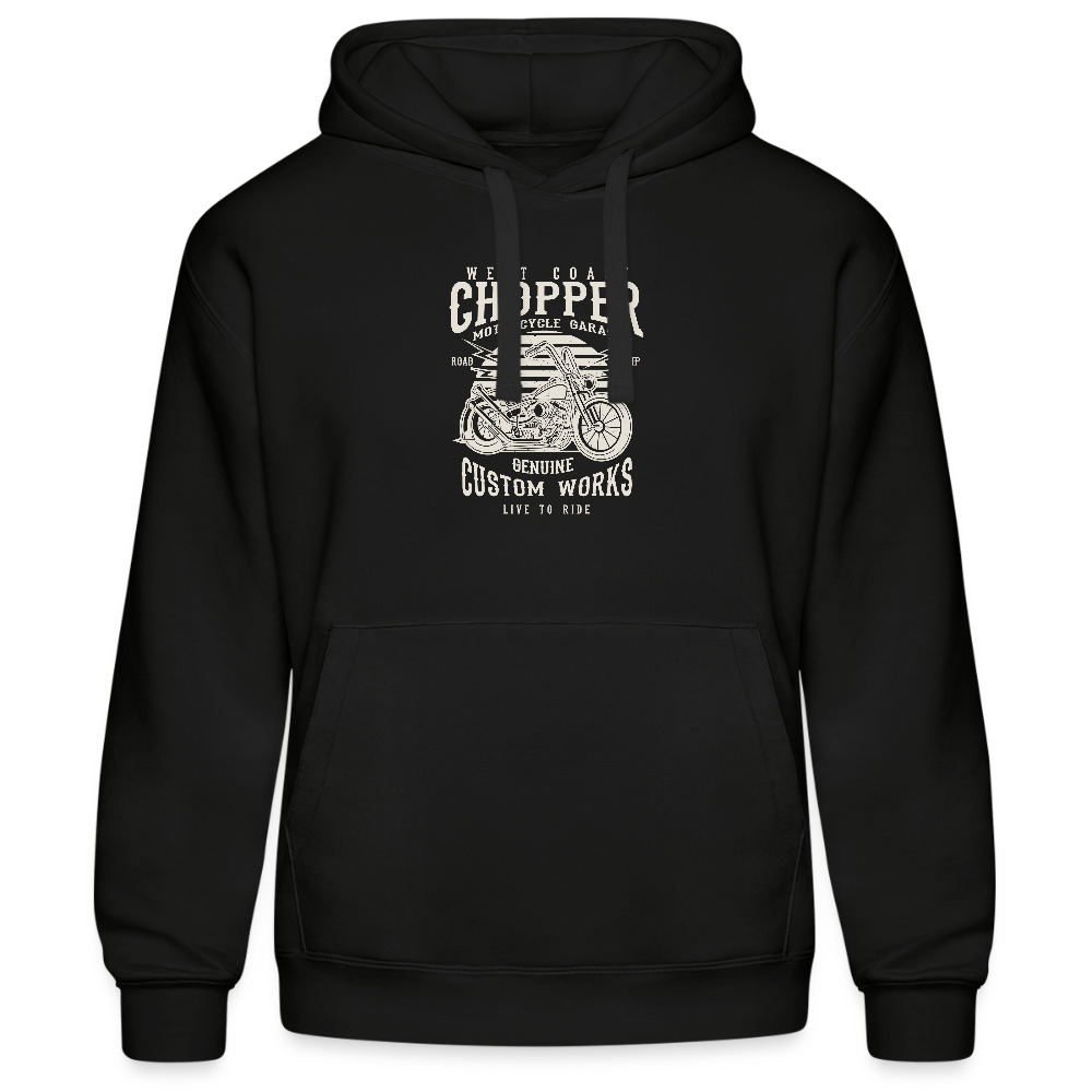 Mannenhoodie van Russell - zwart