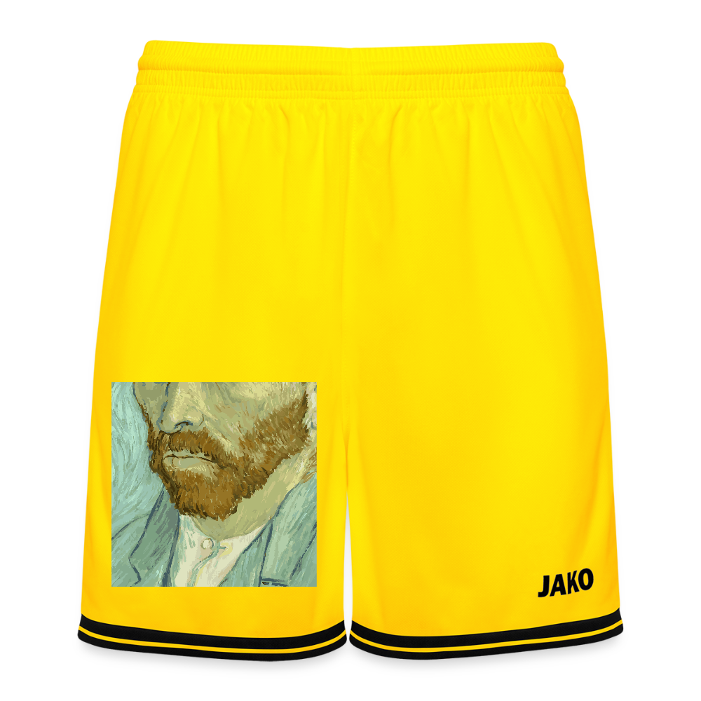 JAKO basketbalshort Center 2.0 - geel/zwart