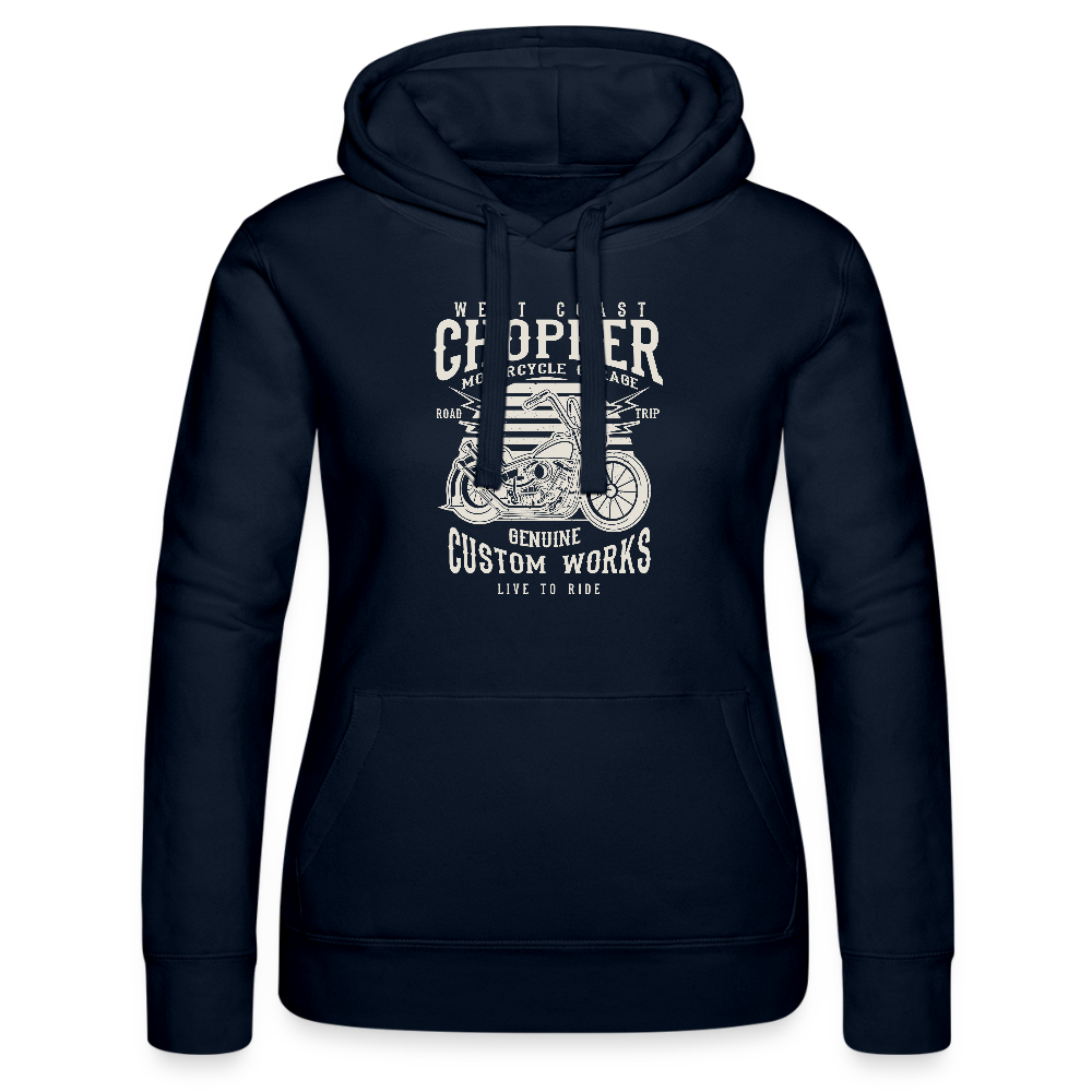 Vrouwenhoodie van Russell - navy