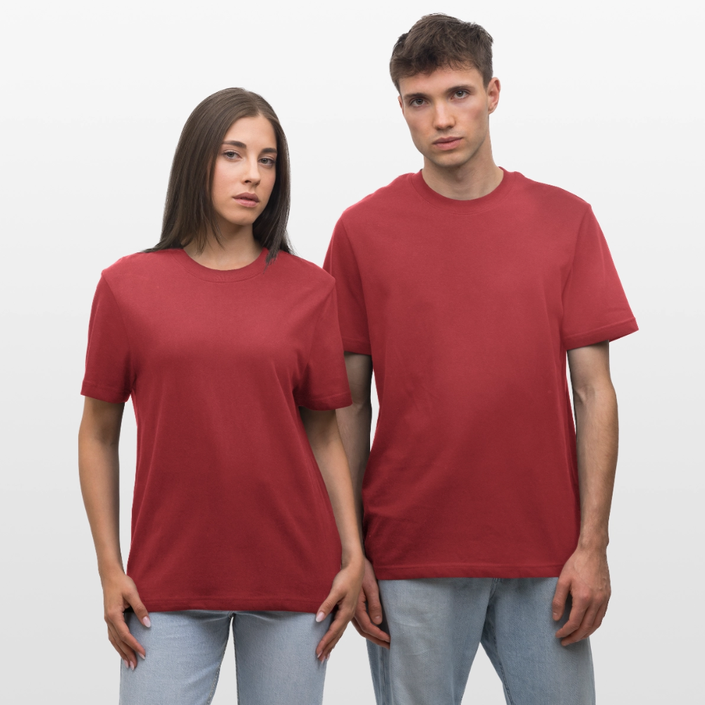 Stanley/Stella Relaxed fit uniseks bio-T-shirt Sparker - aarderood