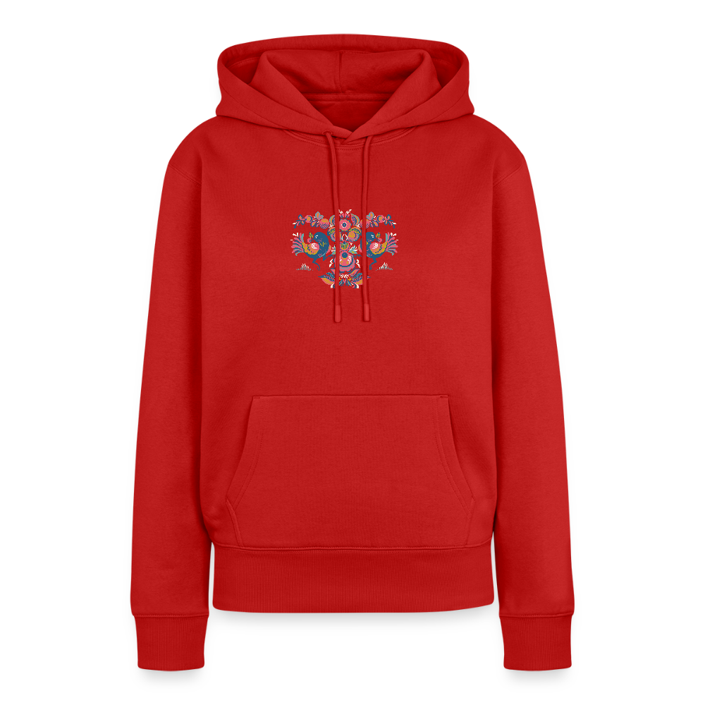 Vrouwen Premium hoodie - rood