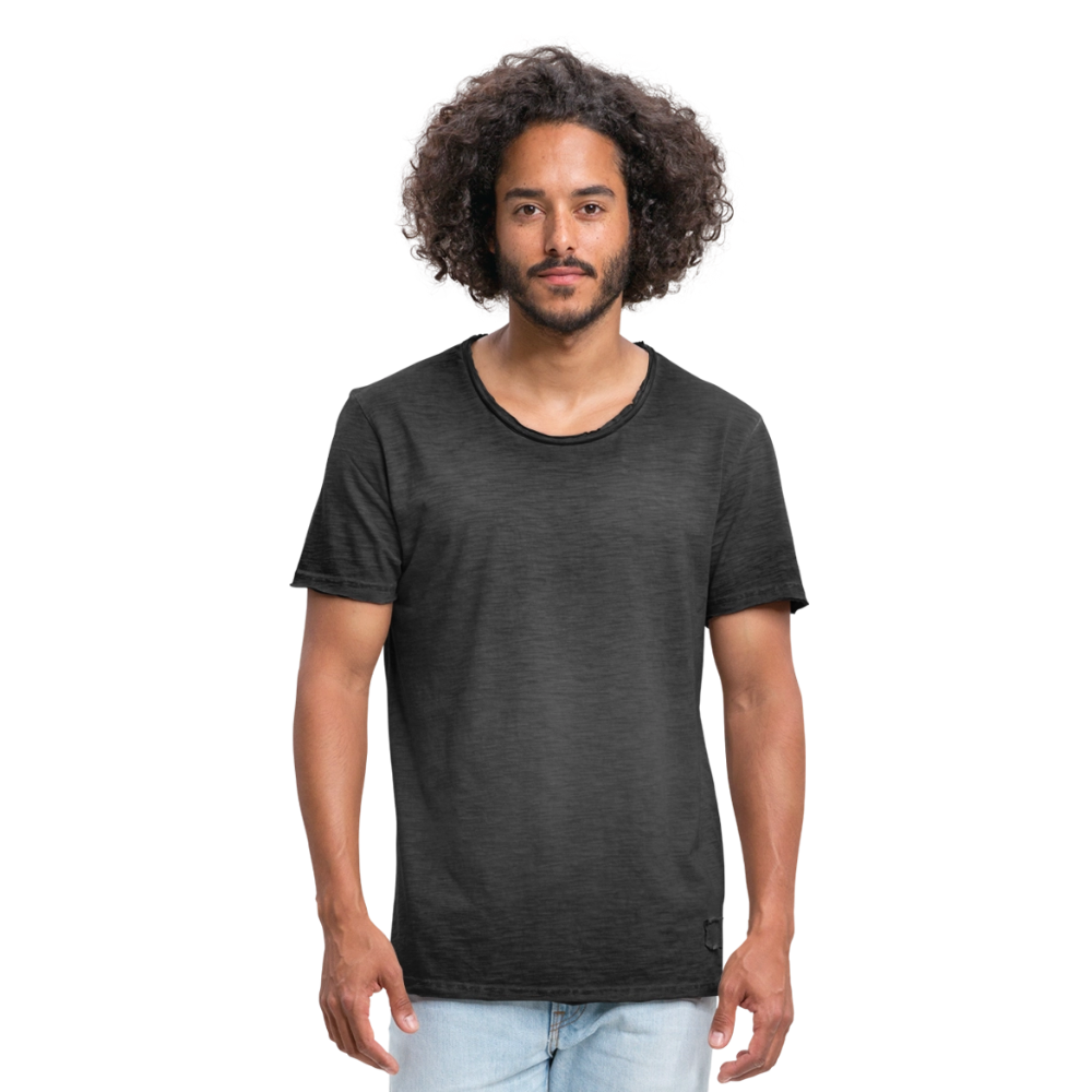 Mannen Vintage T-shirt - vintage zwart