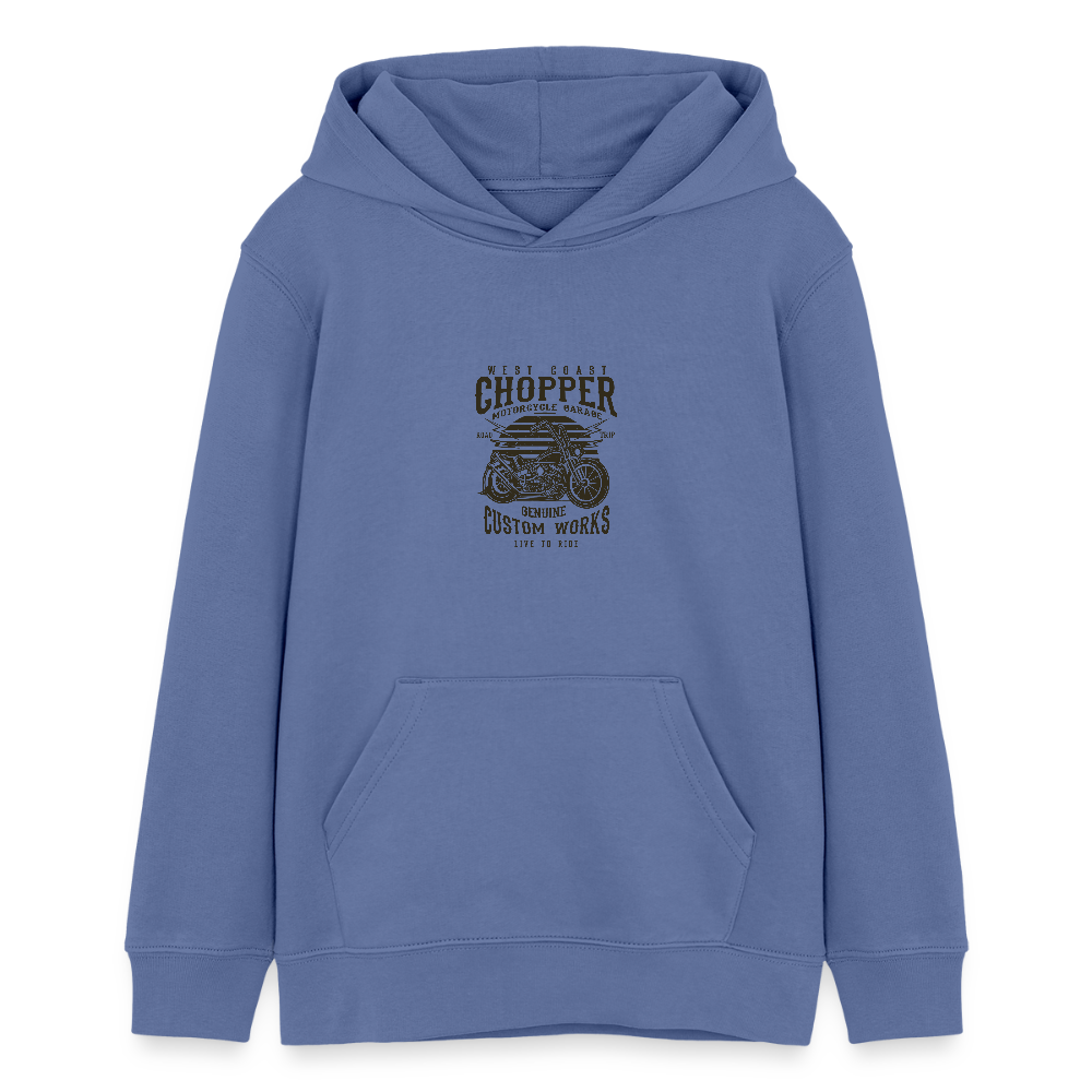 Stanley/Stella Tiener bio-hoodie Mini Cruiser - blauw
