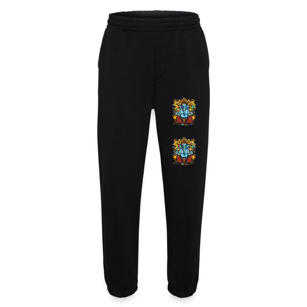 Heavyweight organic joggingbroek made in EU - SOLID BLACK