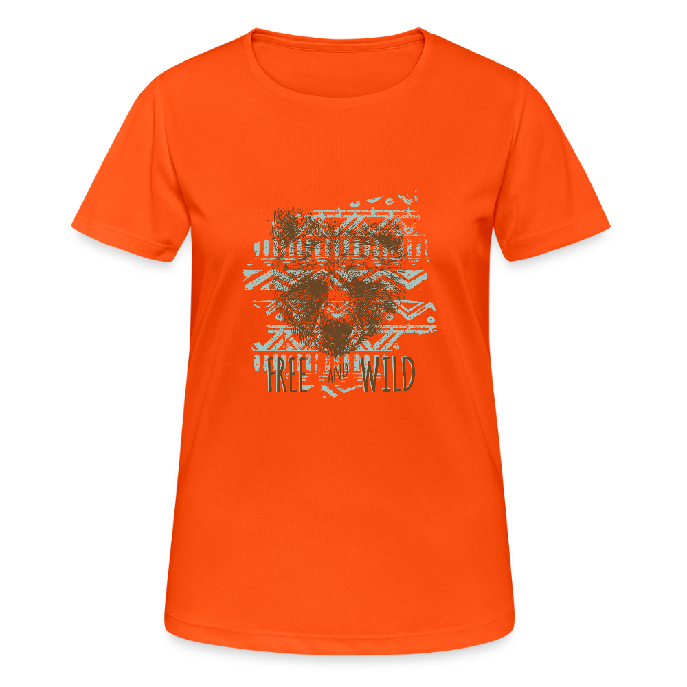 Vrouwen T-shirt ademend actief - neonoranje